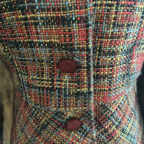 Coldwater Creek Tweed Blazer size 6 - Picture 4 of 7